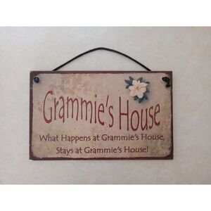 Grammie's House Sign What Happens at Grammie's house Stays at Grammies House